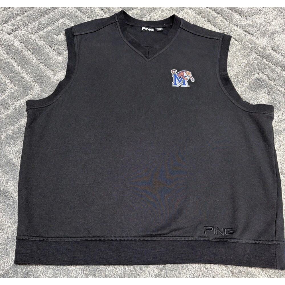 Memphis Tigers Ping Fleece Golf Hybrid Vest Men's Size XL Embroidered